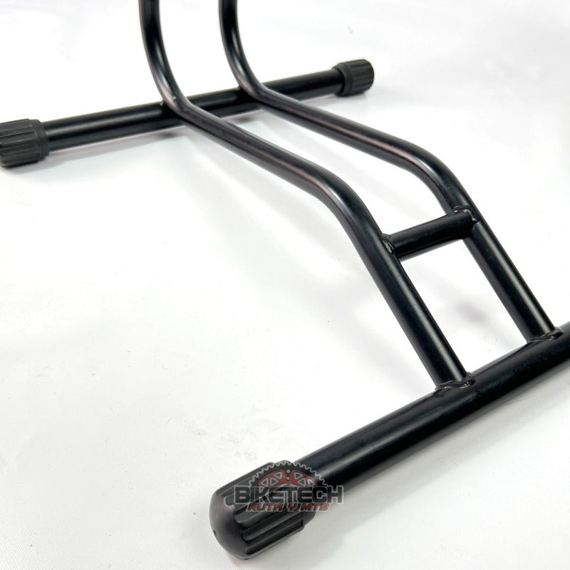 2 Soportes De Piso Para Cualquier Bicicleta En Acero Negro