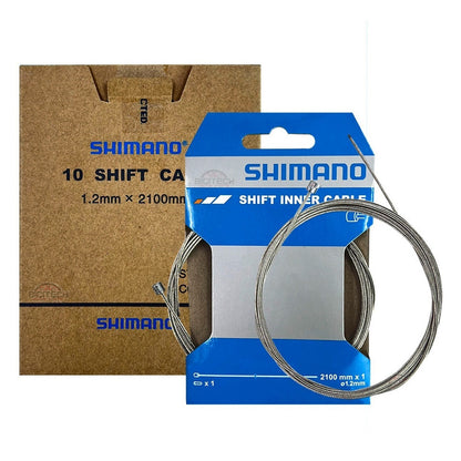 Guaya De Cambios Shimano Caja X 10 Unidades Cable Ruta Mtb