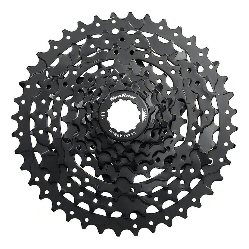 Pacha Sunrace 8v Csm680 11-40 Negro Cassette Bicicleta Mtb