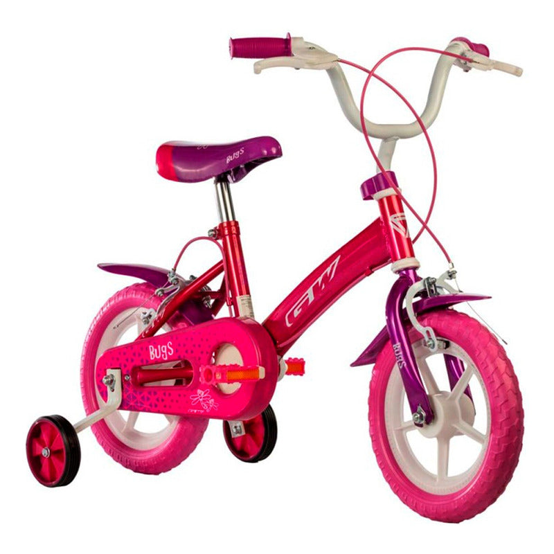 Bicicleta Niña Rin 12 Gw Bugs Doble Freno Con Auxiliar