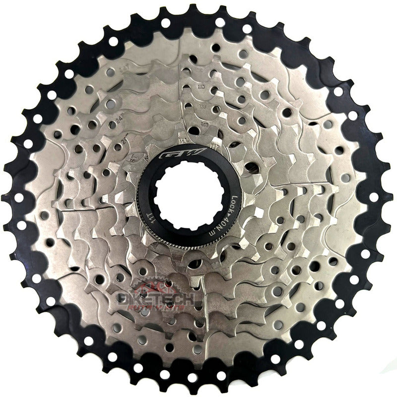 Pacha Piñonera Gw 11-40 8 Velocidades Kmc X8 Compati Shimano 11 40 Gris