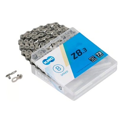 Cadena Kmc Z8.3 Bicicleta 8 Velocidades 116 Links Con Conector Missinglink