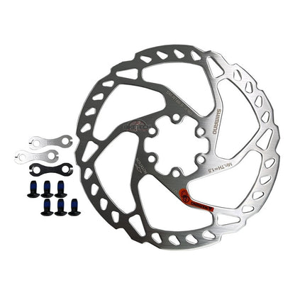 Disco / Rotor Shimano Sm Rt66 160mm De 6 Tornillos Plateado
