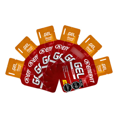 Gel Energético Enervit During Sport 25ml X 6 Unidades Naranja