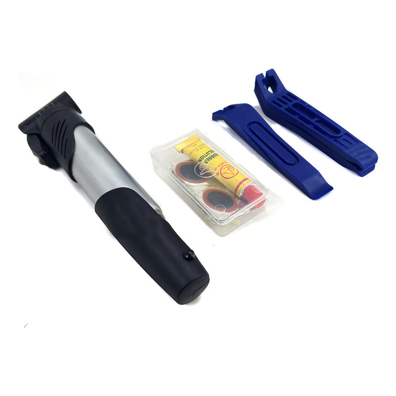 Bolso Gw Reparación Despinche Multiherramienta,  Inflador, Palanca Desmontallantas, Parches Y Pegante