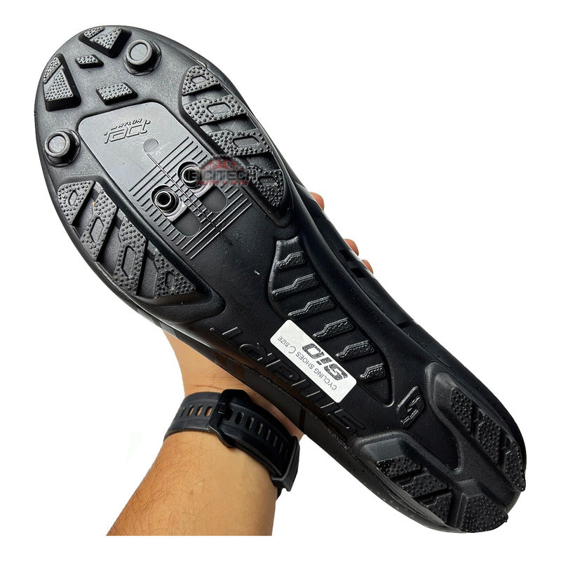 Zapatillas Sio Sm Mtb + Pedales Exustar Pm211-01 Mtb