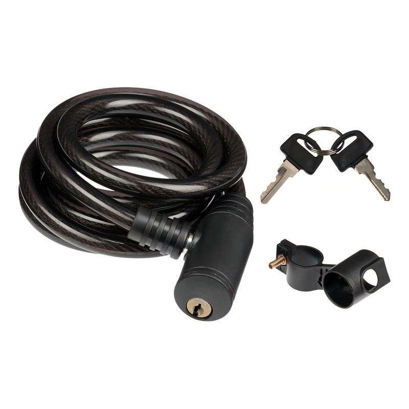 Candado Para Bicicleta Gw Xt507 Cable Con Llave 10x1500mm