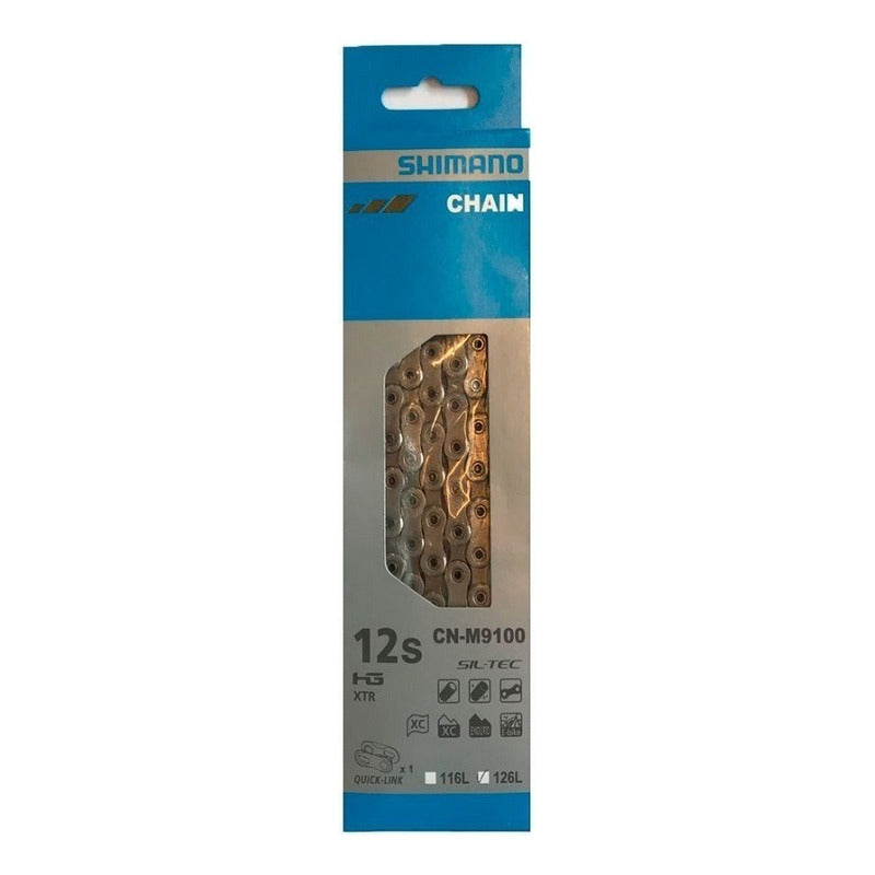 Cadena Shimano M9100 12v Cadenilla Bicicleta Xtr