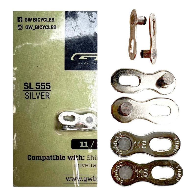 Eslabón Cierre Rápido 11 Velocidades Gw Cadena Bicicleta