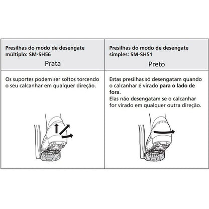 Pedales Bicicleta Mtb Shimano Me 700 Doble Cara Incluyen Calas Sm Sh51 Negro Nocturno