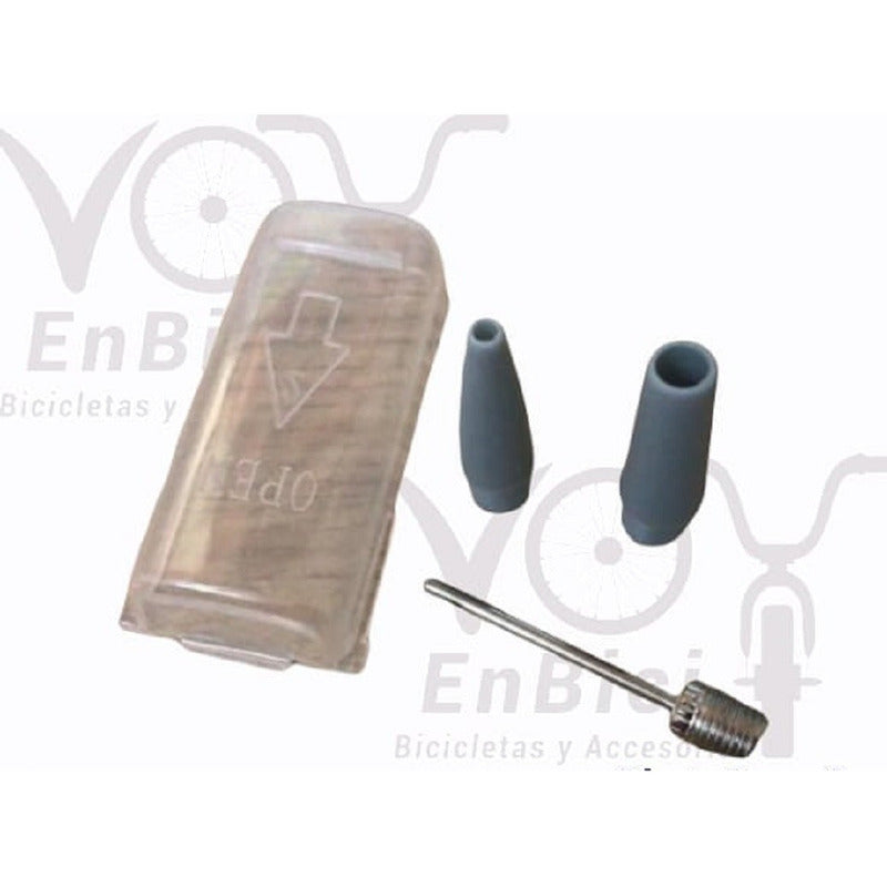 Inflador De Piso Bike Parts Naranja Con Medidor Todo Tipo De Válvula