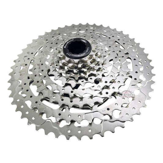 Pacha Sunrace 9v Cassette 11-50 + Extensión De Uña Gris