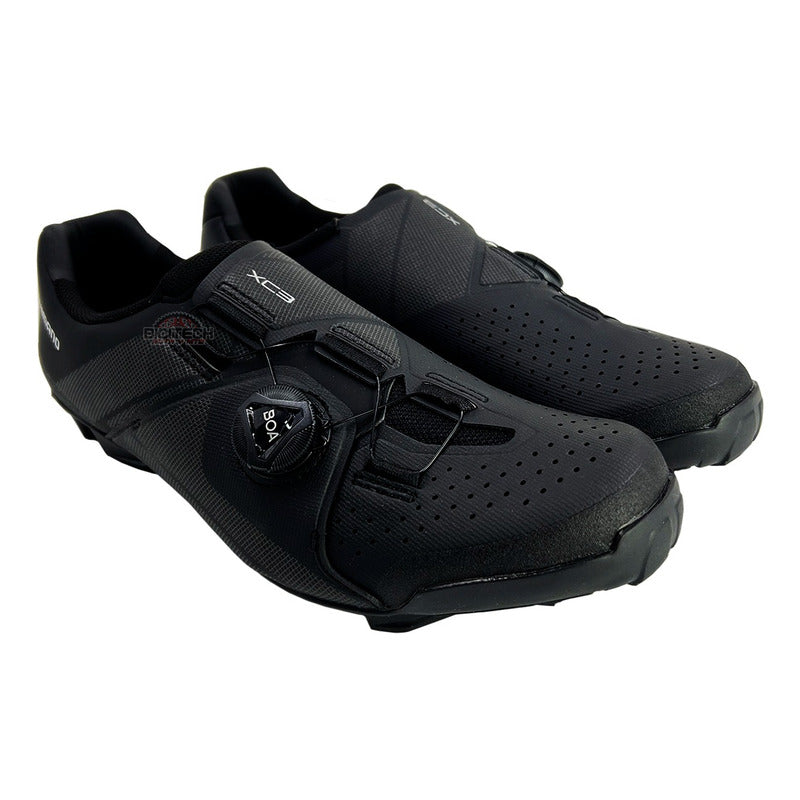 Zapatillas Shimano Mtb Xc3 Negras Bicicleta Montaña