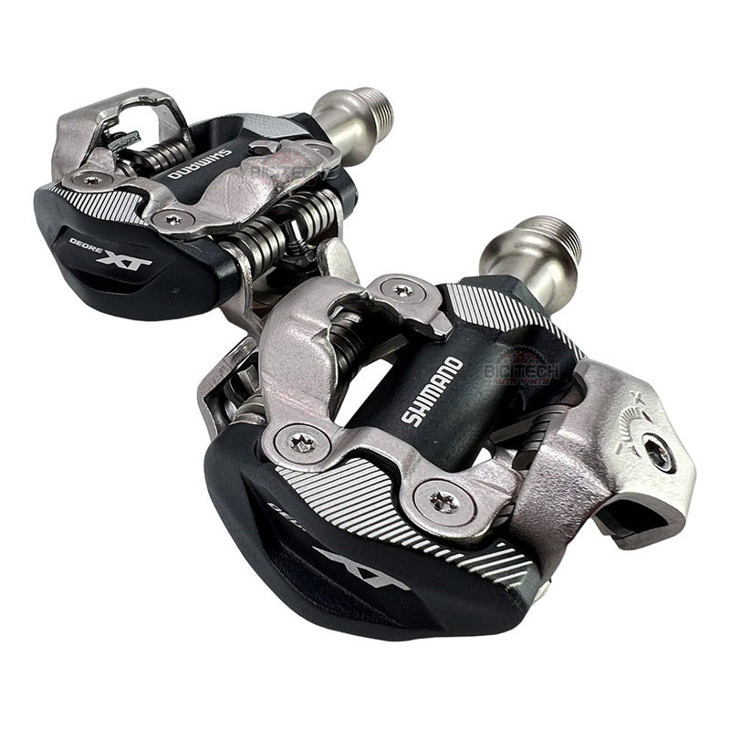 Pedales Para Bicicleta Mtb Shimano Deore Xt M8100 Spd Negro