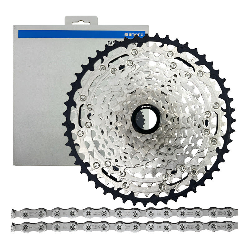 Pacha 12 Vel. Shimano M7100 10-51 + Cadena Shimano M9100 Mtb Gris 10 51