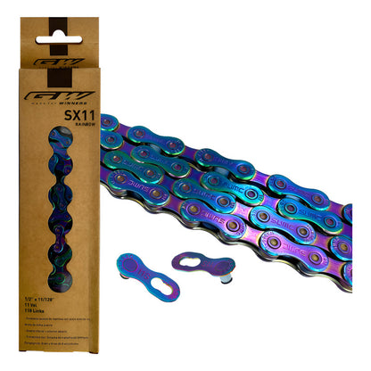 Cadenilla Cadena 11 Velocidades Gw Tornasol Comp Shimano Tornasol