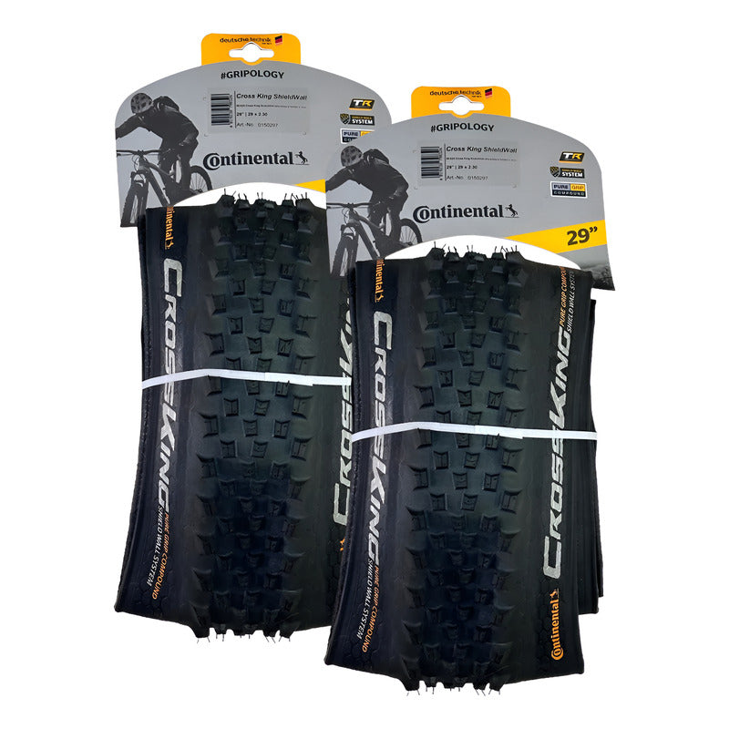 2 Llantas Bicicleta Mtb Continental Crossking 29x2.3 Tubelss Negro
