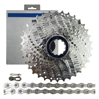 Casete Pacha Shimanoultegra 11v Hg800 11-34 + Cadena Gw Sx11 11 34 Gris