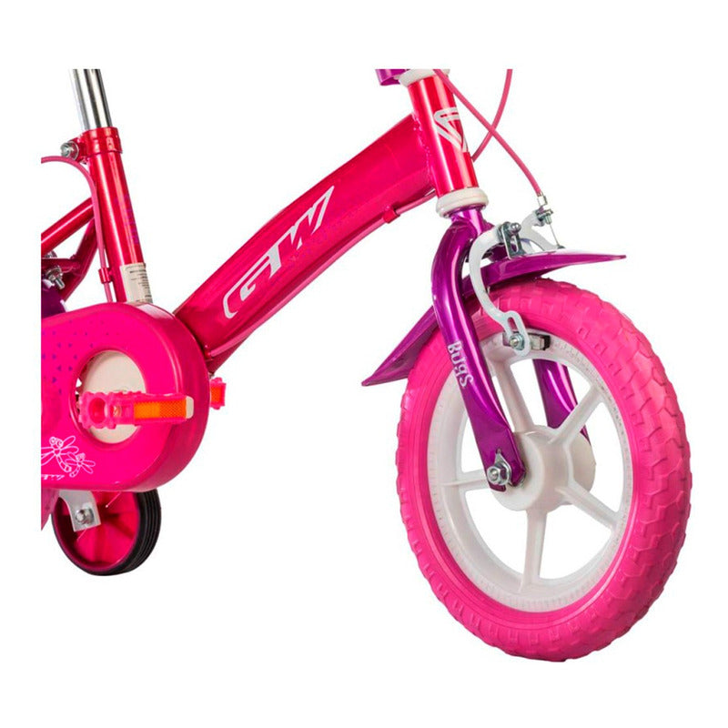Bicicleta Niña Rin 12 Gw Bugs Doble Freno Con Auxiliar