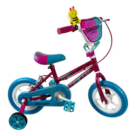 Bicicleta Bmx Niña Rin 12 Gw Dancer Magenta Azul Auxiliares