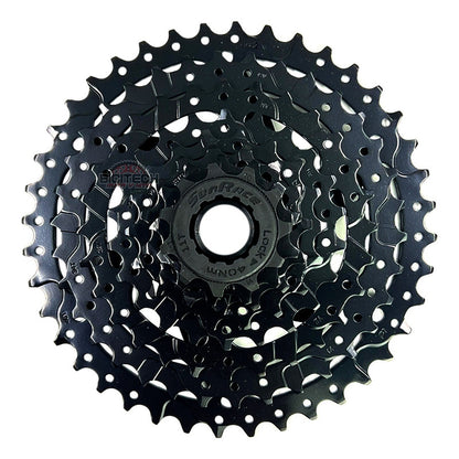 Cassette Sunrace Cs M680 11-40 De 8 Velocidades - Negro - 11 - 40