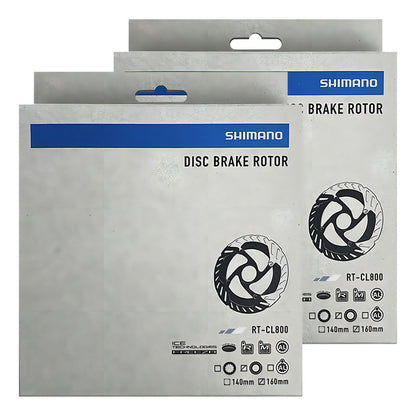 Discos De Freno Shimano Cl800 Ice Tech Centerlock Rotores 160mm Gris