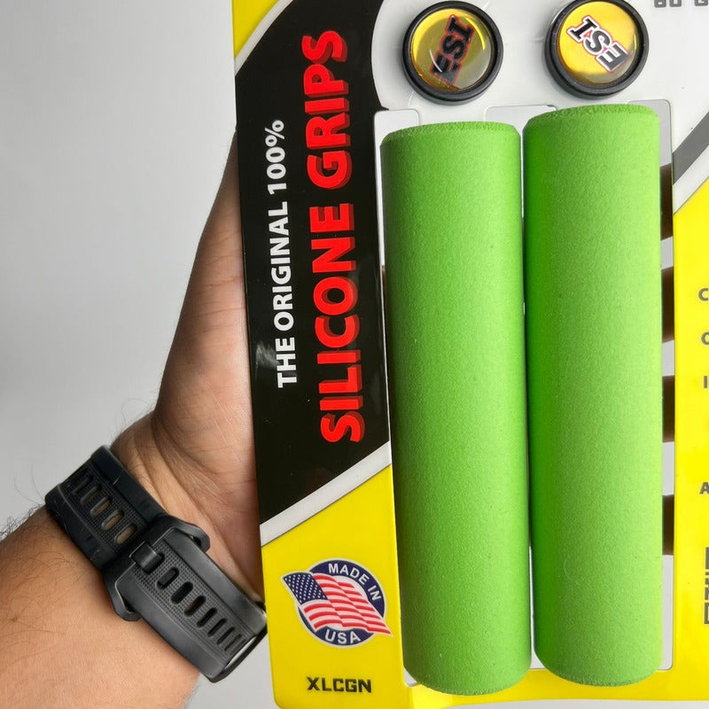 Mangos De Bicicleta Esi Grips Extra Chunky Verde Mtb