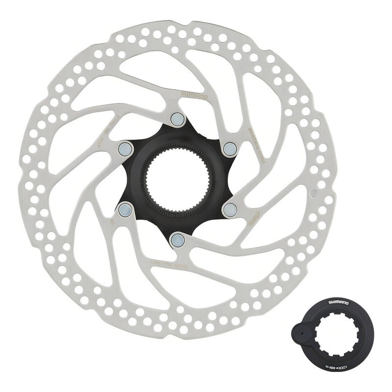 Disco Shimano Sm-rt10 160mm Center Lock Disco Freno Mtb Color Plateado