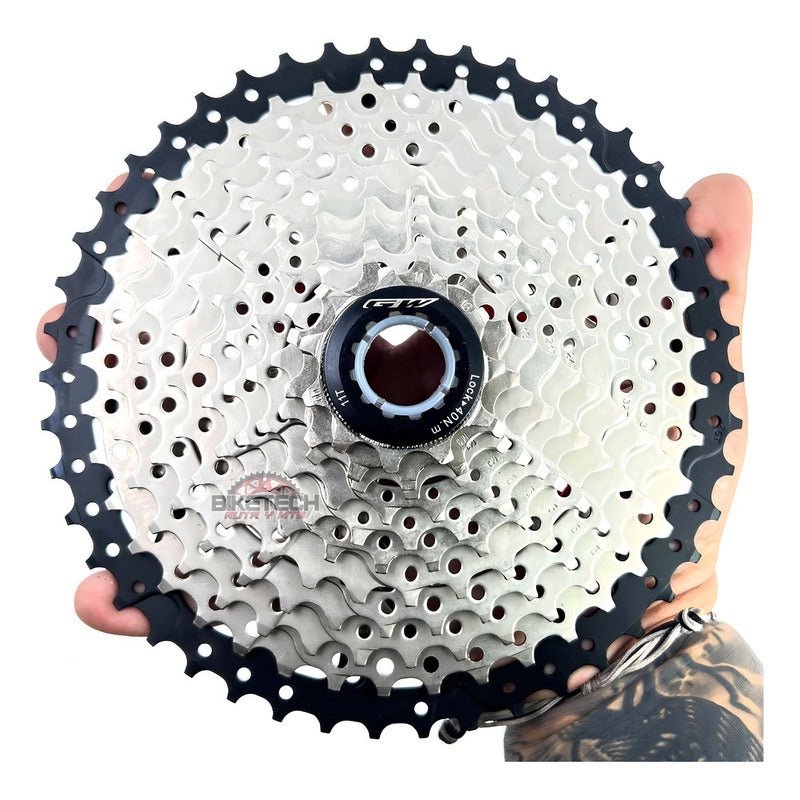 Pacha Cassette 11 Velocidades Gw 11-46 Piñones Cantidad Máxima De Dientes 46 Color Gris Con Negro