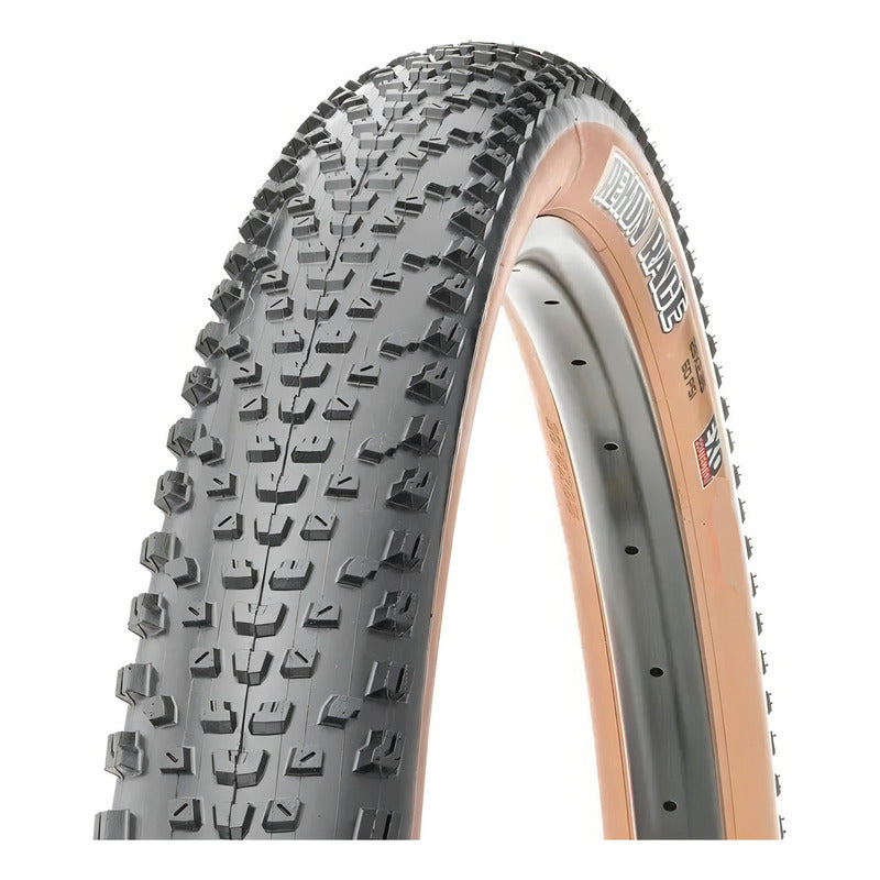 Llantas Maxxis 27.5 Rekon Race Rin 27.5x2.25 Lateral Café Color Negro/marrón