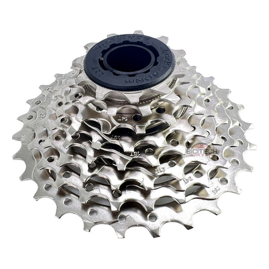 Combo Ruta 8v Pacha Sunrace 11-28 Cassette + Cadena Kmc X8 Plateado 11 28