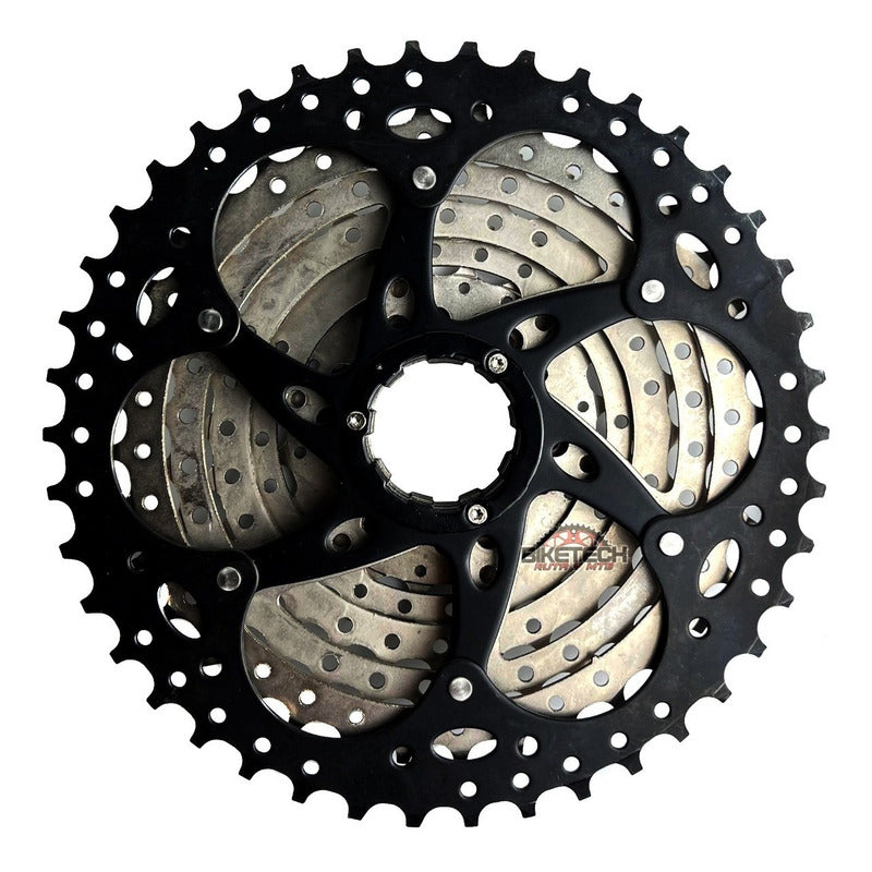 Combo Pacha Gw 9v 11-42 + Cadena Kmc Z9 + Extensión De Uña Negro 11 40