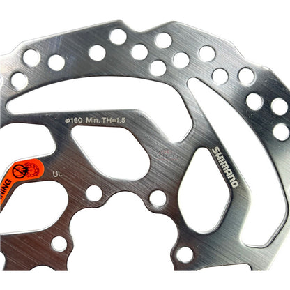 Disco Rotor Shimano Sm- Rt26 6 Tornillos 160mm Plateado