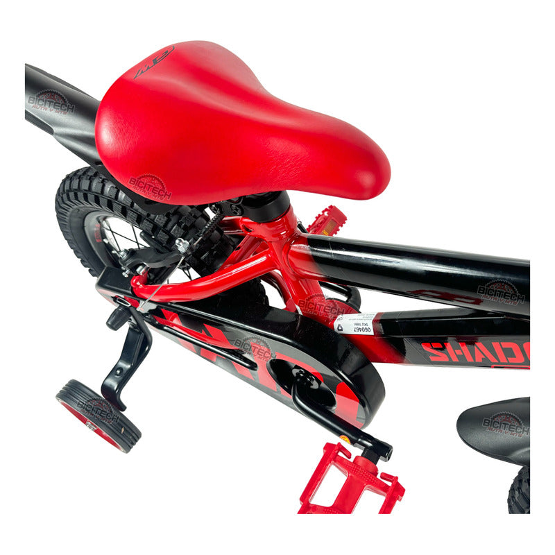 Bicicleta Bmx Niño Rin 12 Gw Shadow Ruedas Auxiliares