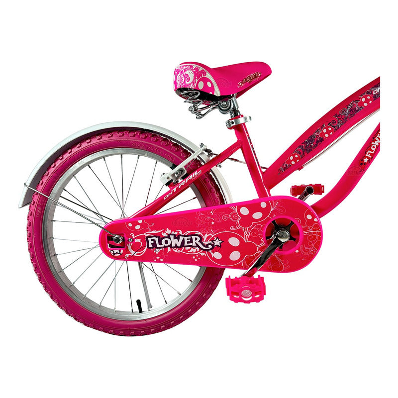 Bicicleta Playera Rin 20 Niña Ontrail Flower