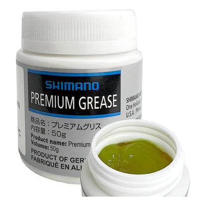 Grasa Shimano Premium Verde Larga Duración Para Bicicleta 50 Gramos
