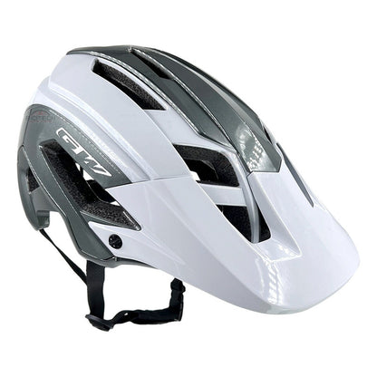 Casco Bicicleta Gw E3 Enduro Mtb Blanco Plateado Blanco/plateado