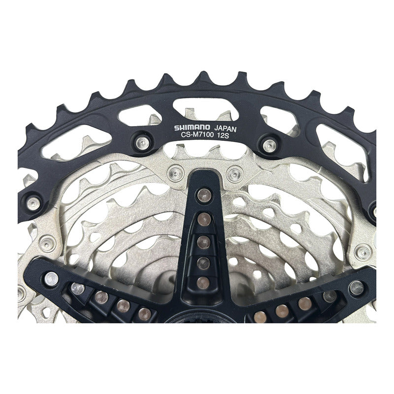 Pacha 12 Vel. Shimano M7100 10-51 + Cadena Shimano M9100 Mtb Gris 10 51