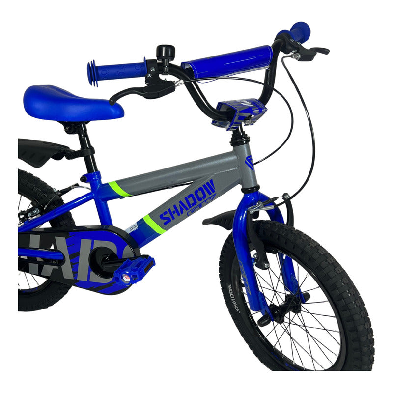 Bicicleta Gw Shadow 16 Niño Niña Ruedas Auxiliares Infantil