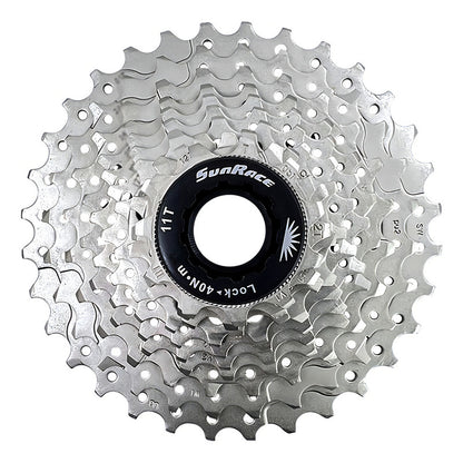 Cassette 10 Velocidades Sunrace Ms1 11-34 Ruta Compatible Sram Shimano Plateado