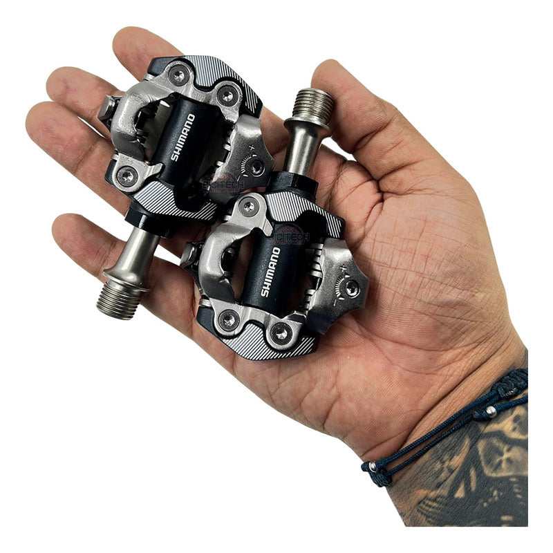 Pedales Para Bicicleta Mtb Shimano Deore Xt M8100 Spd Negro