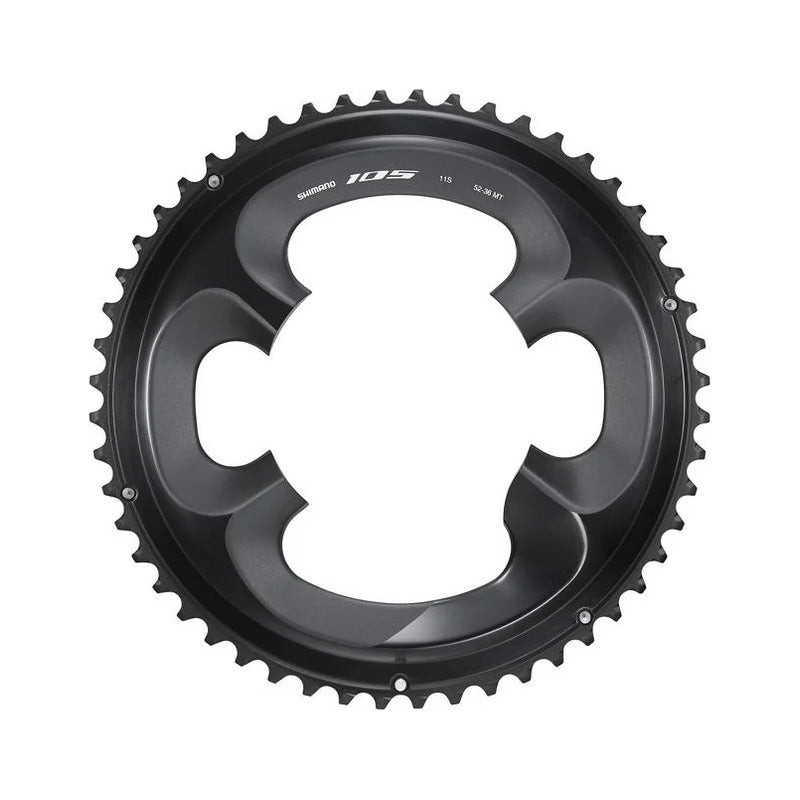 Plato Coronilla Ruta Shimano 105 R7000 52t Biplato 2x11 Vel Negro