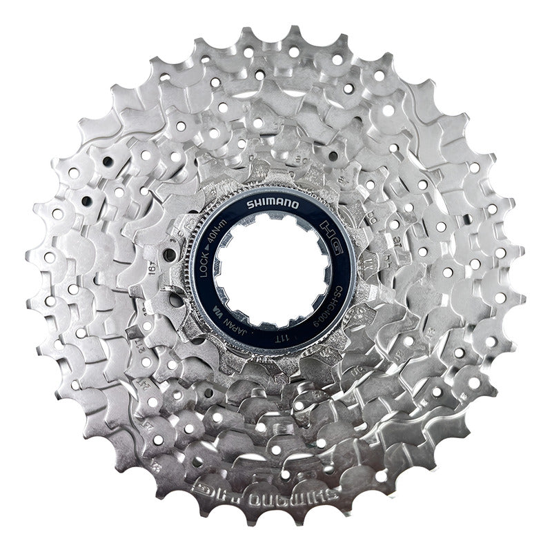 Pacha Cassette 9 Velocidades Shimano Hg400 11-32 Ruta Plateado 11 32