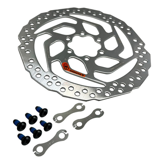 Disco Rotor Shimano Sm- Rt26 6 Tornillos 160mm Plateado