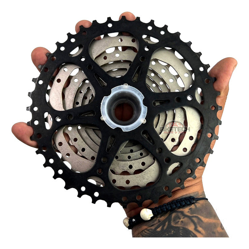 Pacha Cassette 9 Velocidades Gw 11-40 + Cadena Kmc X9 Mtb 11 40 Negro