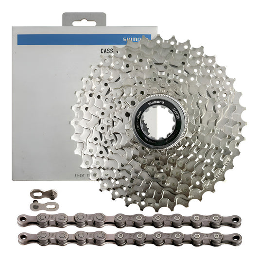 Pacha 9 Velocidades Shimano 12-36 Hg400 + Cadena Kmc Z9 Gris 12 36