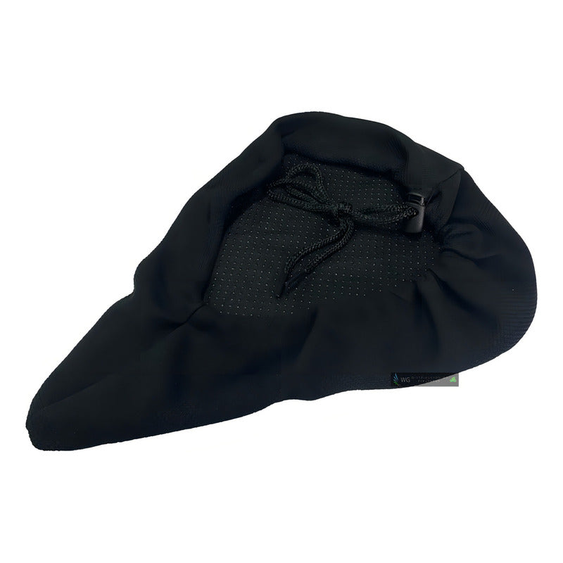Forro De Silla De Bicicleta En Gel Gw Ajustable Color Negro