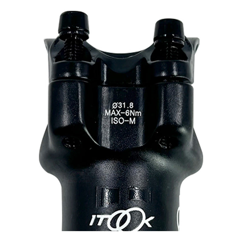 Potencia Bicicleta Mtb Itook Inclinación 35° Espiga 31.8x 60 Negro 6 Cm