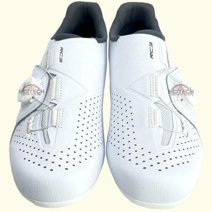 Zapatillas Shimano Ruta Rc3 Con Cierre Boa Blancas