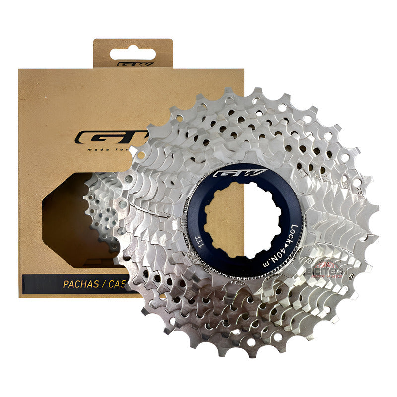 Pacha De 11 Velocidades Gw 11-28 Cassette  Ruta - Plateado - 11 - 28